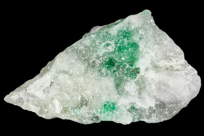 Beryl (Var Emerald) in Calcite - Khaltoru Mine, Pakistan #112064